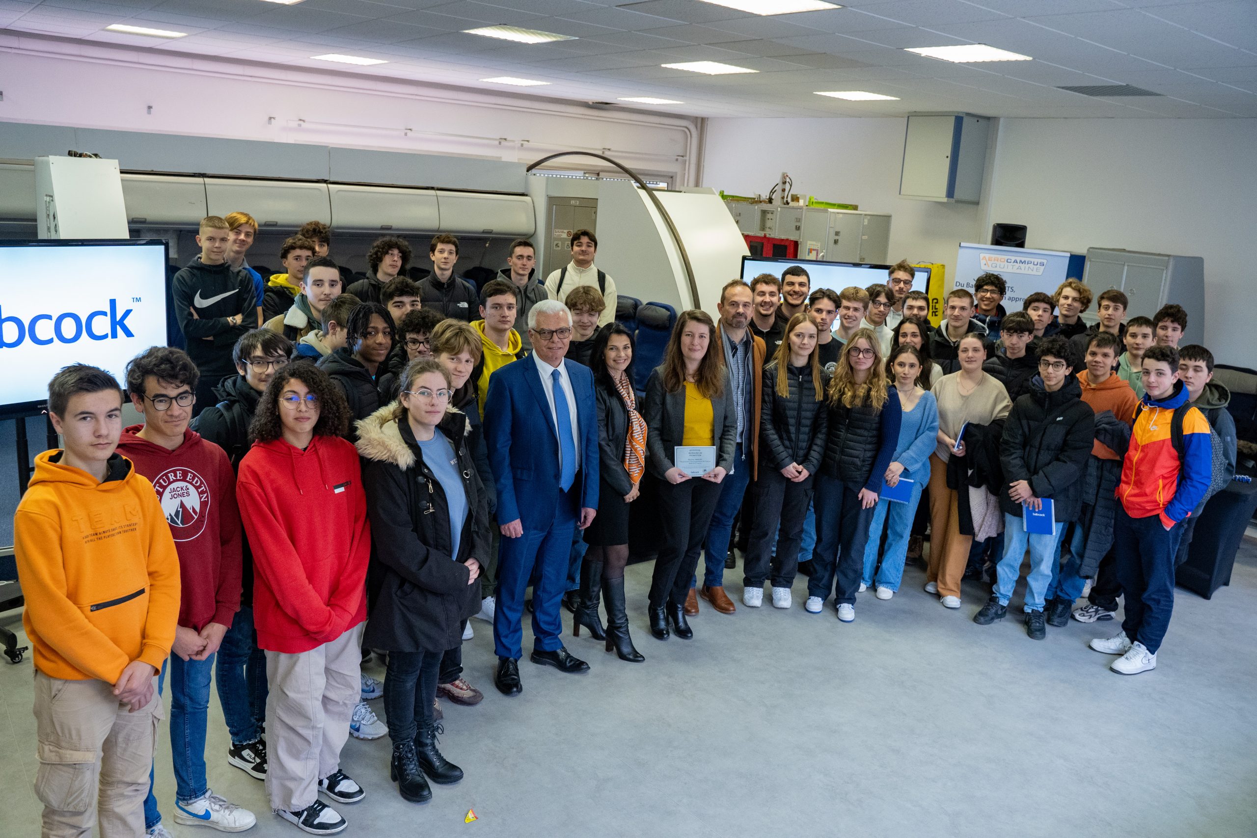 Mardi 6 Février : Cérémonie de marrainage des élèves de la Section AERO avec l&rsquo;entreprise BABCOCK
