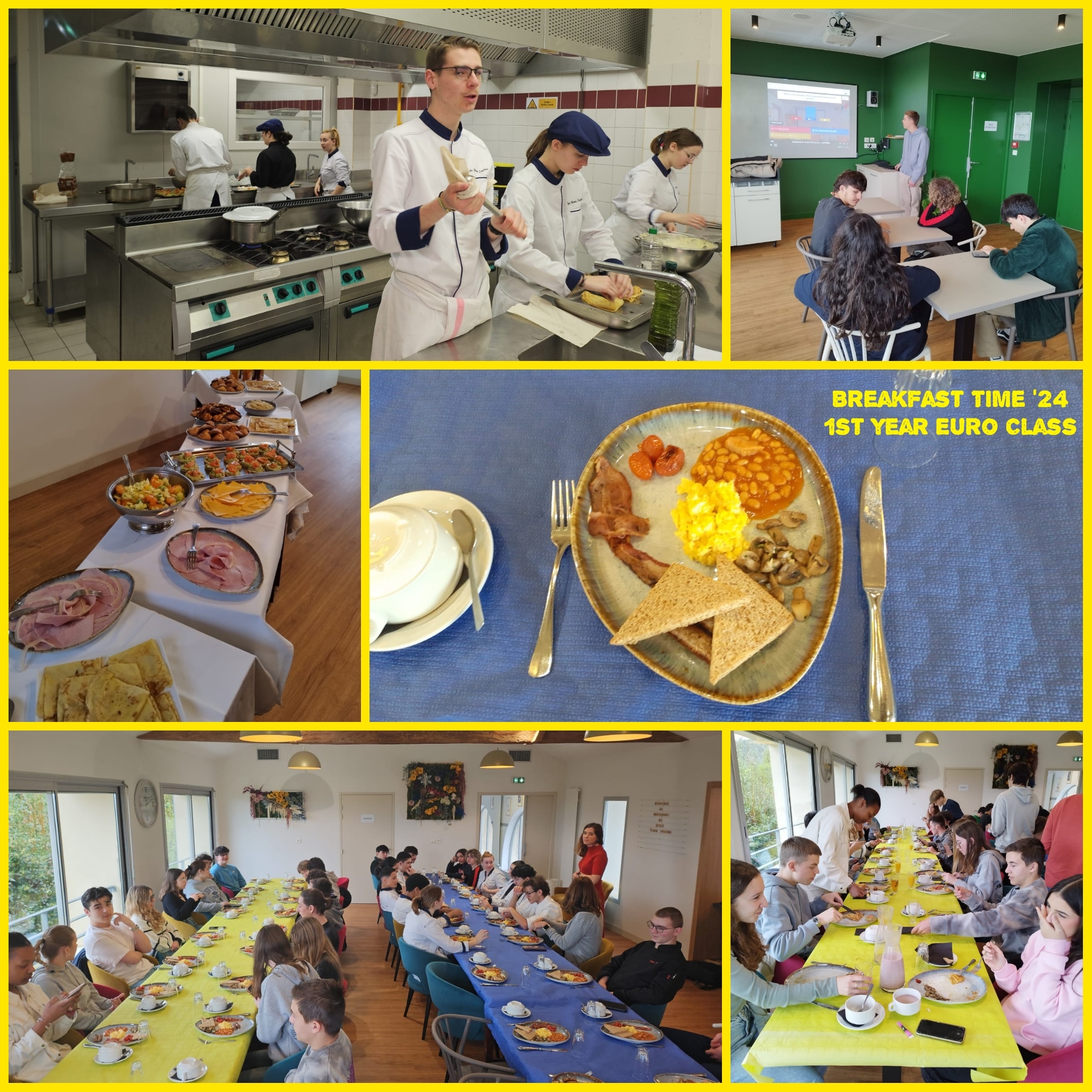 Mardi 26 Mars : Breakfast Time! Sections Commerce-Aéronautique-Hôtellerie