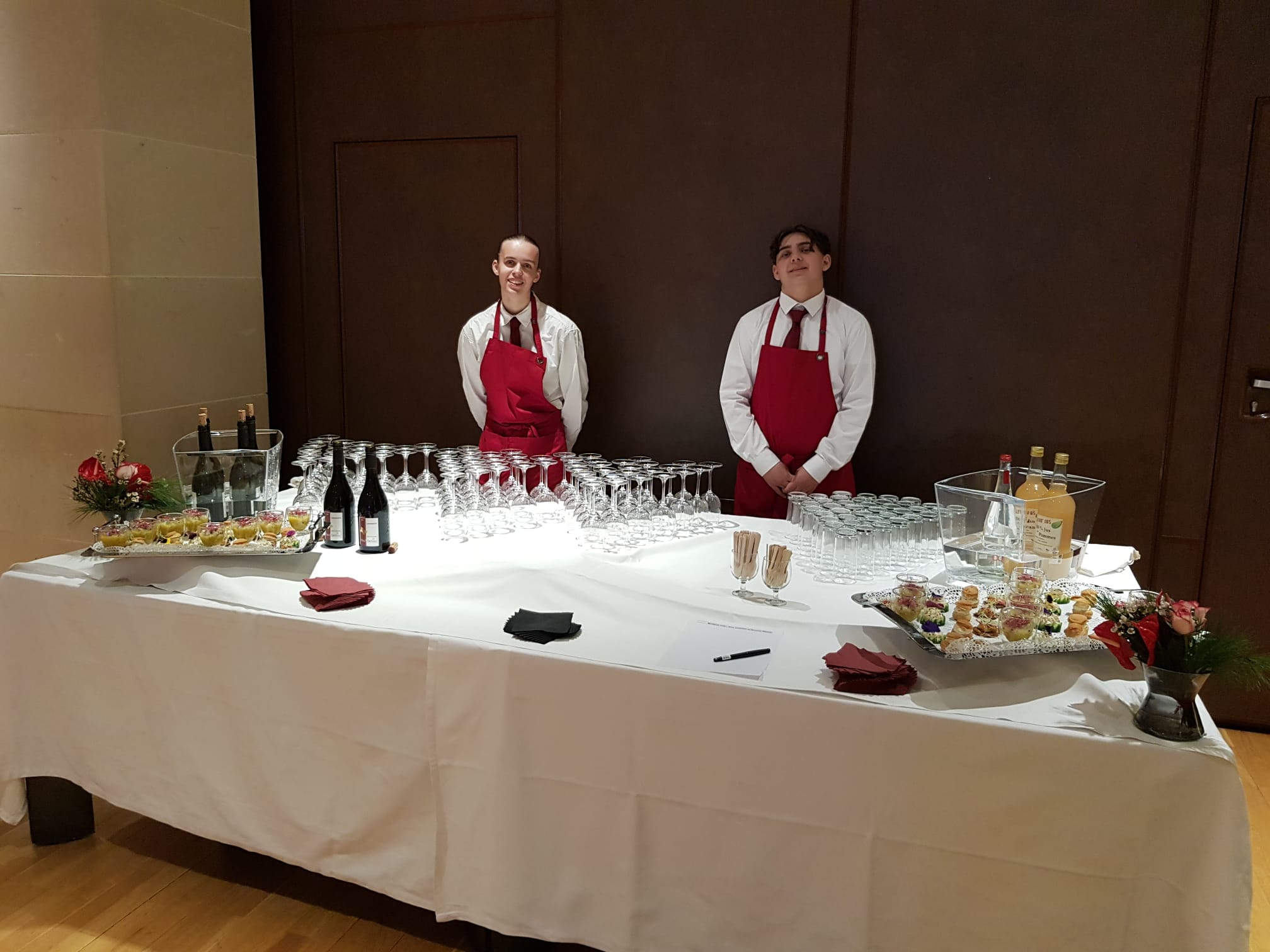 Mardi 10 Décembre :  TP déplacé à l&rsquo;Hôtel de Région Nouvelle Aquitaine – Section Hôtellerie/Restauration