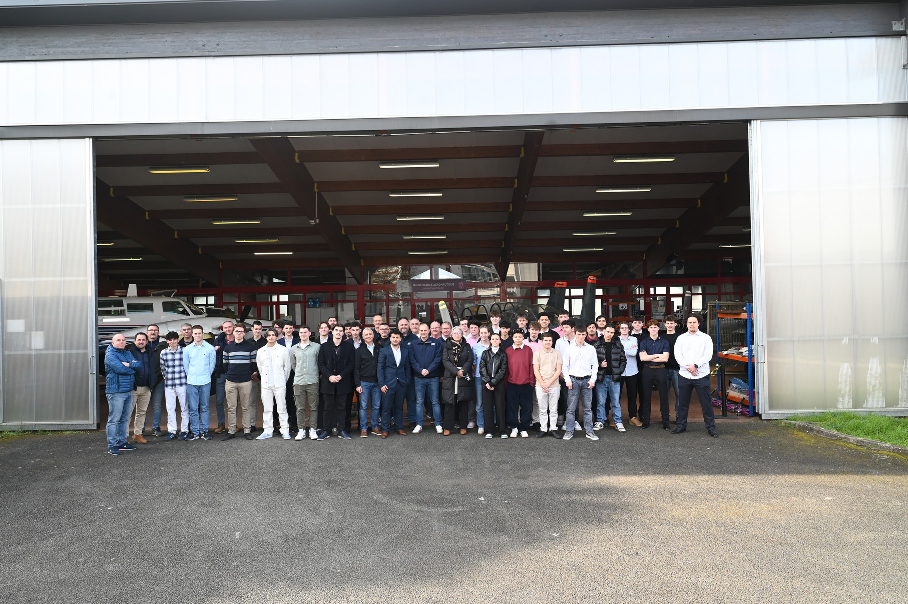Mardi 18 Février :  les terminales bac pro de la filière maintenance aéronautique sur leur 31 pour leur soutenance de stage! -Section aéronautique