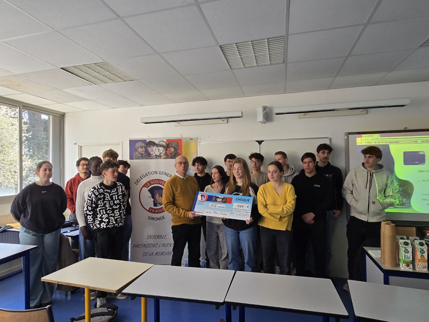 Vendredi 14 Mars : Rencontre de classes de Terminale Cuisine et Service avec l&rsquo;association Le Souvenir français – Section Hôtellerie Restauration