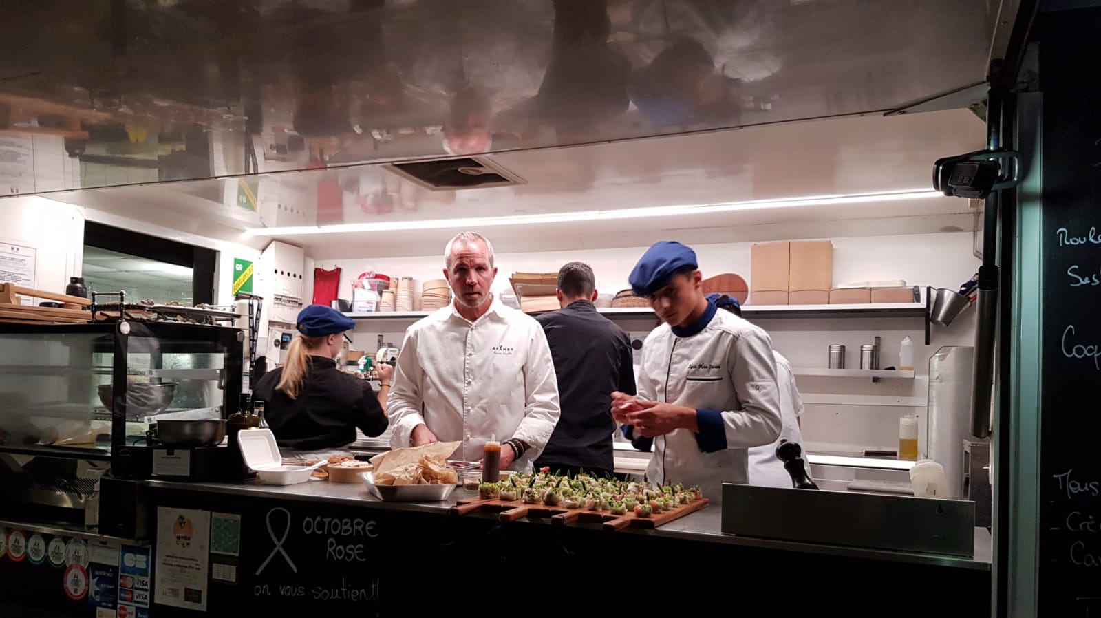 8 Octobre – Soirée Tapas au Lycée en présence du Chef Frédéric SCHUELLER – Section HÔTELLERIE/RESTAURATION