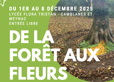 Du 1er au 8 décembre – La nature s’invite au lycée Flora Tristan – Section Fleuriste GRETA