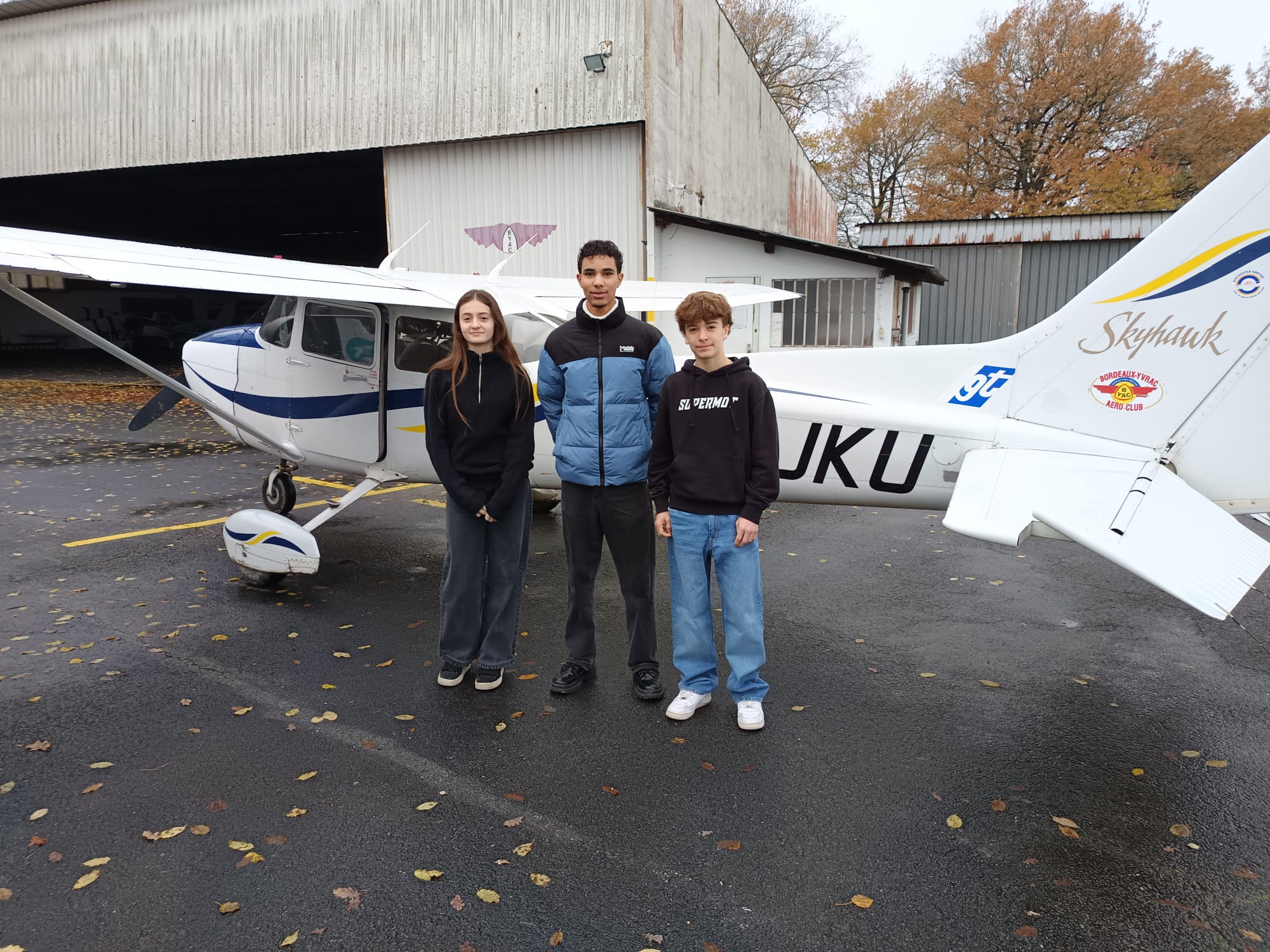 Samedi 6 Décembre – Visite et vols à l&rsquo;aérodrome d&rsquo;Yvrac – Section Aéronautique